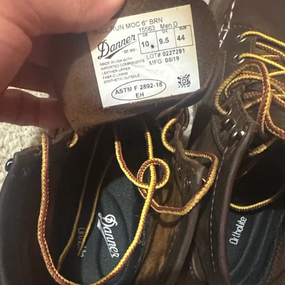 Danner Men's Dark Brown Leather Boots - Picture 2 of 5